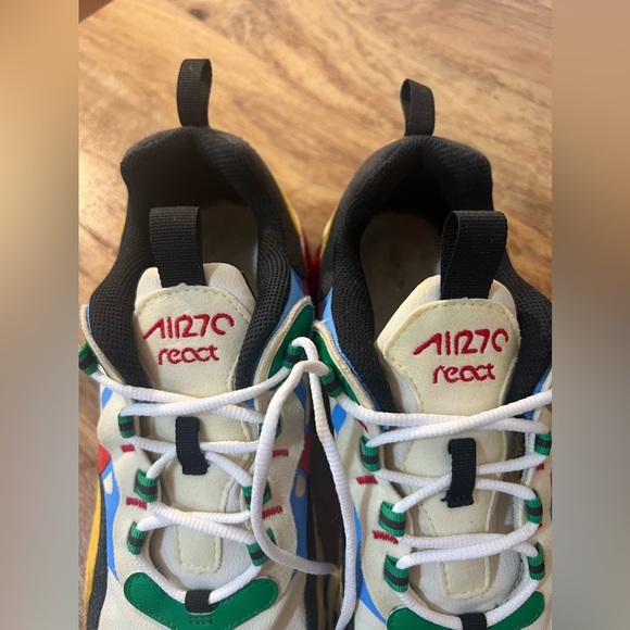 🩷✨LIKE NEW 2020 AIR MAX 270 REACT MULTICOLOR - SIZE 6.5✨🩷 - Picture 13 of 16